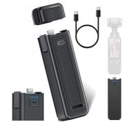 Mspalocell 5000mAh Impugnatura Batteria per -DJI -Osmo Pocket 4 Pro/4/3, Power Grip con Ricarica USB-C Rapida, Uscita Bidirezionale & Attacco 1/4" con LED per Vlogging (113g,18Wh)