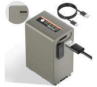 Mspalocell Batteria NP-FV100 per Sony NP-FH100 FH90 FH70 FH60 HDR-CX455 CX675 CX290 CX330 CX380 CX430V CX580V CX760V CX900 PJ540 PJ580V PJ670 PJ710V PJ760V PV790V PJ810 FDR-AX100 AX700 AX33
