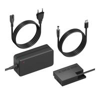 Mspalocell Kit batteria fittizia LP-E18/LP-E17, adattatore di alimentazione CA con connettore batteria per Canon EOS Rebel SL2 SL3 T6i T6S T7i T8i 200D II 250 X9i, per Canon EOS R50 R50V RP R10 R8