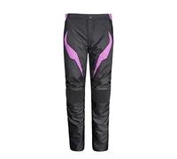 Msport Giacca Pantaloni Moto Scooter donna completo, Impermeabile Traspirante con protezioni - XXL Viola