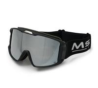 Msport Maschera da Sci e Snowboard REVO HD Vision - Antiappannamento, Protezione UV400, Compatibile con Occhiali da Vista - Nero