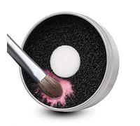 MSQ Scatola di pulizia della spazzola del trucco,Pennello per trucco Quick Cleaner Spugna,Quick Cleaner Sponge Rimuovi il colore dell'ombra dai pennelli di trucco