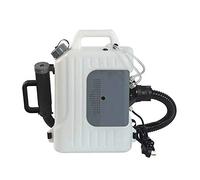 MSQL Fogger Machine 10L Elettrico ULV Zaino Atomizzatore Mist Duster 1200W Disinfezione Spray Soffiatore, Dimensione delle Particelle Regolabile, per Edificio per uffici Giardino,220V