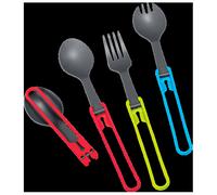 MSR - Folding Utensils 4-Pack - Set posate 20 x 4 x 1 cm nero