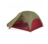 MSR - FreeLite 3 Tent V3 - Tenda a 3 posti olivia/rosso