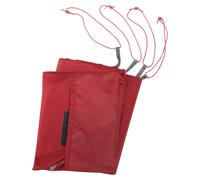 MSR - Tappeto da tenda per tende da 6 posti - Footprint Universal 6 Large - rosso