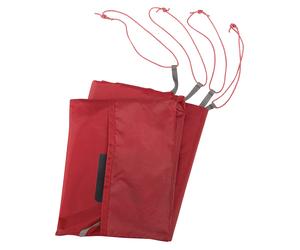 MSR - Tappeto da tenda per tende da 6 posti - Footprint Universal 6 Large - rosso