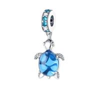 MsRosy Ciondolo in argento Sterling per braccialetti a forma di animale, con marchio S925, compatibile con tutti i braccialetti in stile europeo, regalo da donna, Misura unica, Argento sterling