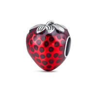 MsRosy Ciondolo in argento Sterling per braccialetti con marchio S925, compatibile con tutti i braccialetti in stile europeo, idea regalo per lei, Misura unica, Argento, Zirconia cubica