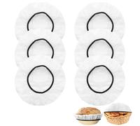 Mssushi Coperture 6PCS della Ciotola,Copertura per Alimenti con Elastico 13-40CM, Riutilizzabili Sourdough Covers, Accessori per Lievitazione Pane per Panetteria,Cottura a casa