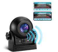 MSTING Car WiFi Telecamera di Backup Wireless Magnetica IP68 Telecamera di retrovisione Impermeabile per autisti, rimorchi da Viaggio con Smart App Intelligente Compatibile con Android e iPhone