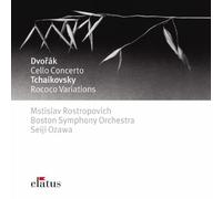 Mstislav Rostropovich, Seiji Ozawa & Boston Symphony Orchestra - Dvorak : Cello Concerto & Tchaikovsky : Rococo Variations - Elatus