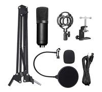 Msuiiixcccc Condenser Microphone Computer USB Port Studio Microphone for pc Sound Card Professional Karaoke Microphones DJ Live Recording