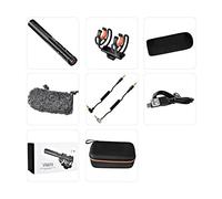 Msuiiixcccc CVM-VM20 Super Cardioid Condenser Shotgun Microphone Multi-Functional Video Interview Microphone for Phone Camera