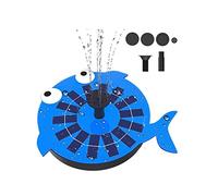 Msuiiixcccc Floating Solar Fountain Garden Waterfall Fountain Pool Pond Bird Bath Solar Panel Powered Fountain Water Pump