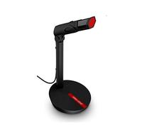 Msuiiixcccc Karaoke Microphone Vocal Record Singing Studio PC USB 3.5mm for Computer Vol Adjust Switch Rotatable Flexible Professional Mic (Color : Black, Size : Style One) (Black Style One)