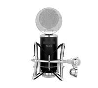 Msuiiixcccc Large Diaphragm Condenser Podcast Mic/Professional Live Broadcasting Condenser Microphone/Karaoke Podcast Recording Microphone