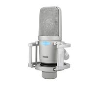 Msuiiixcccc Microfono a condensatore a diaframma grande per registrazione, per voce e strumenti, pickup, trasmissione in diretta, studio e palco