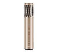 Msuiiixcccc Microphone Cell Phone Karaoke/Live Broadcast Shouting Wheat Microphone Gold Plated Diaphragm Professional Recording Audio Suitable for Anchor, Dubbing Studio, Recording, st (Color : Gold)