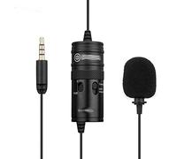 Msuiiixcccc Microphone PRO Omni-Directional Lavalier Microphone Mic Single Head Clip-on Condenser Mic