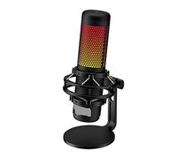 Msuiiixcccc Microphone Professional E-Sports Microphone Computer Live Microphone RGB Microphone Device Voice Game Suitable for Anchor, Dubbing Studio, Recording, st
