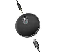 Msuiiixcccc Microphone USB Omni-Directional Condenser Microphone for Video Conference Online Learning Sound Pick-up with AUX 3.5MM Type-C Cable
