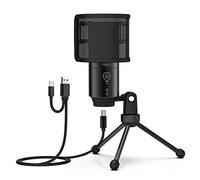 Msuiiixcccc USB Microphone Studio Professional Condenser Microphone for PC Computer Recording Streaming Gaming Singing Mic Stand
