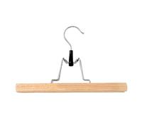 MSV 100126 Gruccia per Pantaloni con Feltro, Legno Marrone, 35 x 20 x 8 cm