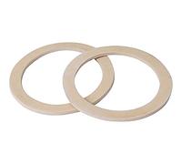 MSV 110193 Set di 2 guarnizioni per Macchina da caffè da 9 Tazze, Alluminio/Silicone, Bianco