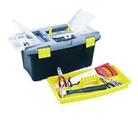 MSV 130102 Toolbox plastica Nero/Giallo/Grigio 48,5 x 33,5 x 27 cm