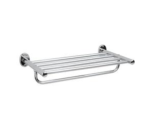 MSV 140437/Scaffale, Portasciugamano cromato, 53 x 30 x 12,5 cm, Cromato (Chrom)
