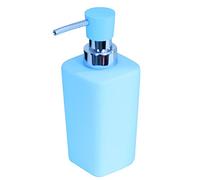 MSV 140914 Haiti, Dispenser Sapone in Ceramica, Colore: Azzurro, Dimensioni 6,5 x 6,5 x 15,5 cm