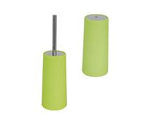 MSV 140937 - Set spazzolone WC con supporto in polipropilene/acciaio INOX 380C, dimensioni 0,1 x 36 x 0,1 cm, colore verde