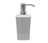 MSV 141293 Monaco Dispenser di Sapone in plastica Grigia 7,3 x 17 x 7,3 cm