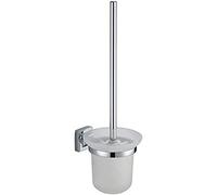 MSV 141437 - Scopino WC Lucca, 11,5 x 11,5 x 40 cm, Colore: Argento