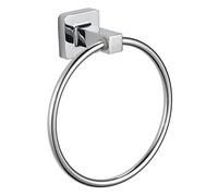 MSV 141438 Lucca-Anello Porta Asciugamani, Colore: Argento