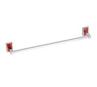 MSV 141461 Alba Portasciugamani in Zinco Cromato, Metallo Argento, 53,2 x 7,4 x 6 cm