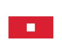 MSV 141517 Alba Set di 4 Tappi per lozione in ABS/Acrilico Rosso