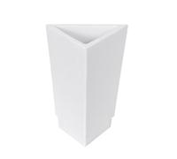 MSV 141841 Bicchiere per spazzolino da Denti Suez in poliresina, Bianco, 30 x 20 x 15 cm