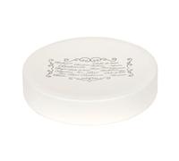 MSV 141996 portasapone Paris in Metallo, Crema, 30 x 20 x 15 cm