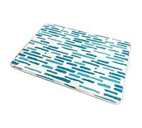 MSV 142056 Tappeto da Bagno Loft in Schiuma Memory 50 x 70 cm in Memory Foam, Colore: Blu, 50 x 70 x 15 cm