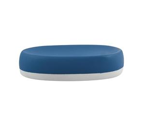 MSV 2454140031 Portasapone da Bagno a Forma di Cagliari, Blu, 8 cm