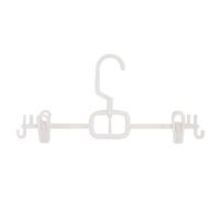 MSV 270 Gruccia con Clip, plastica Bianca, 35 x 20 x 8 cm