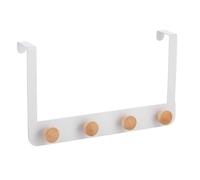 MSV Appendiabiti 4 ganci, bianco Naya e bambù