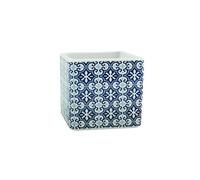 MSV Bicchiere in Ceramica AMADORA Blu e Bianco