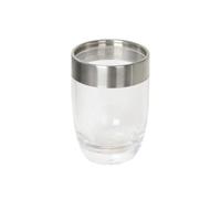 MSV Bicchiere PS & Inox Papeete Trasparente e Grigio