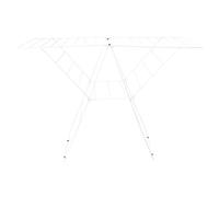 MSV CAPERCAILLIE Abbigliamento Airer 20M, Acciaio Polipropilene, Bianco, 129x91.5x57 cm