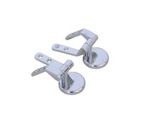 MSV Cerniere zincate per Sedile WC, MDF/Acciaio Inox, Zinco, 8 x 4 x 3 cm