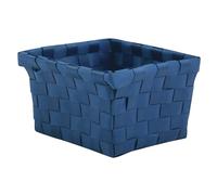 MSV Cestino portaoggetti 14x14x9 cm Blu Navy