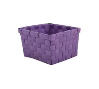 MSV Cestino portaoggetti 14x14x9 cm Viola
